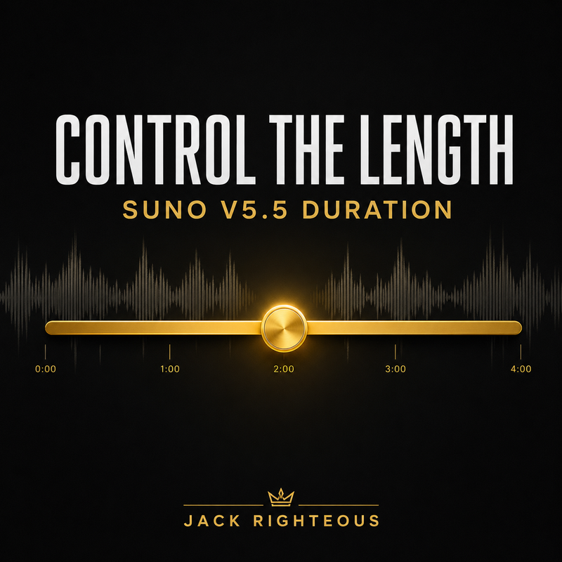 Suno v5.5 Duration slider guide for controlling song length without breaking the intended structure