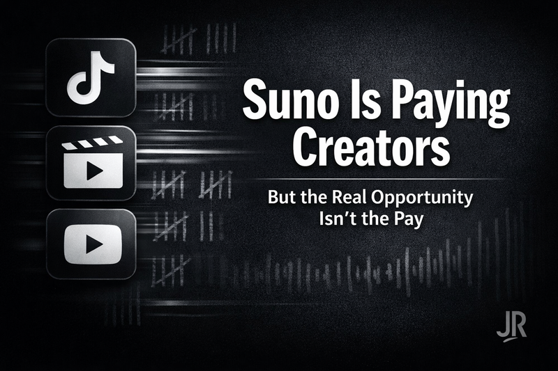 Suno Growth Ambassador Program guide covering creator pay, consistency and the broader opportunity