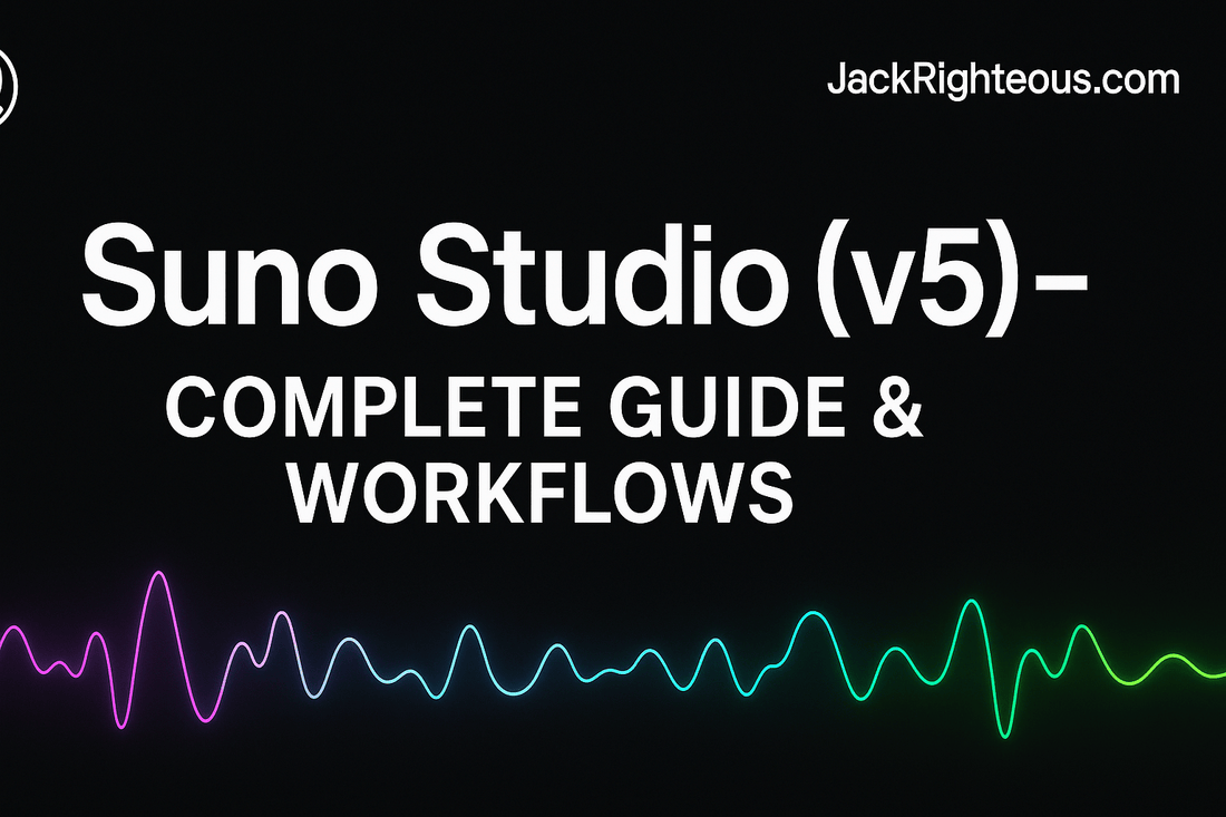 Suno Studio (v5) — Complete Guide & Workflows - Jack Righteous