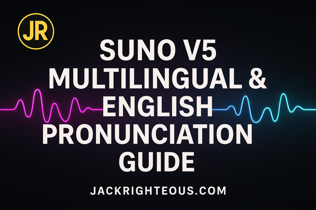 Suno v5 Multilingual & English Pronunciation Guide - Jack Righteous