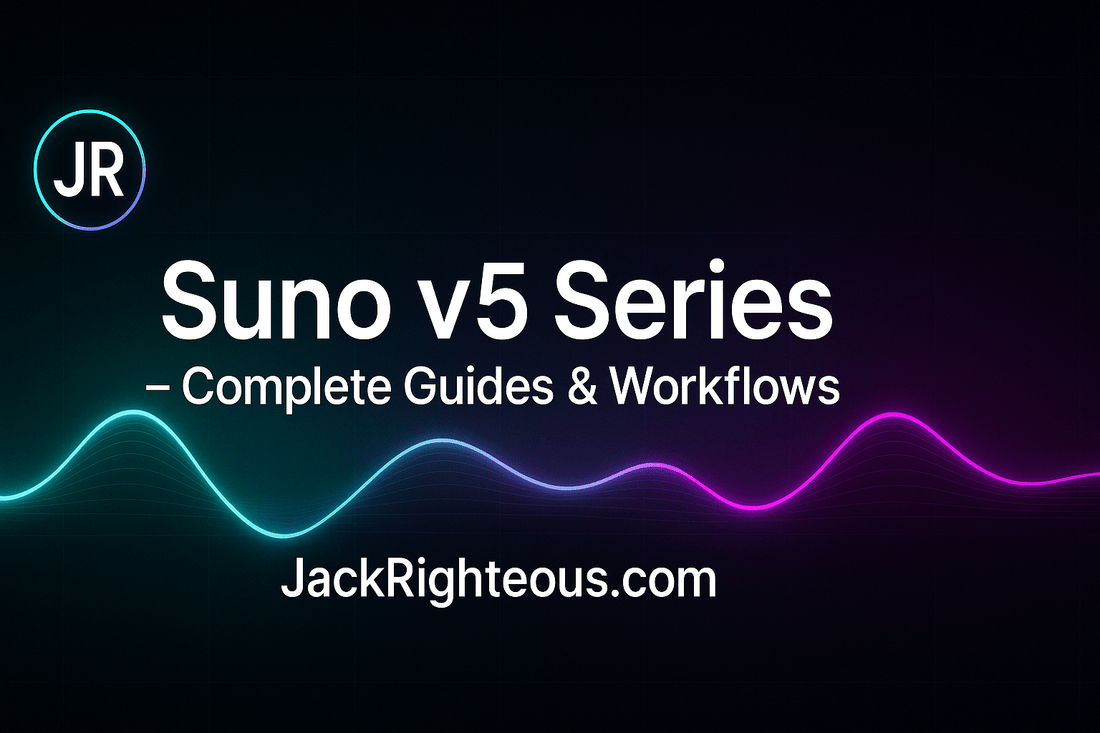 Suno v5 Series — Complete Guides & Workflows - Jack Righteous