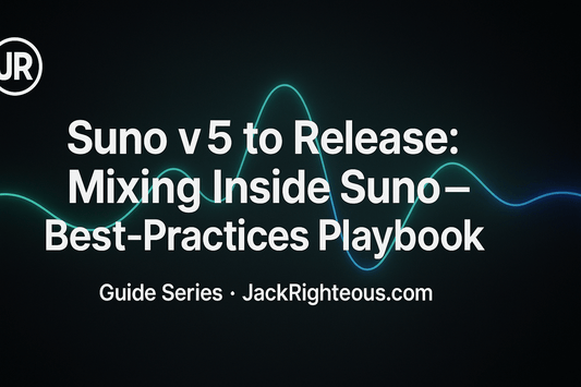 Suno v5 to Release: Mixing Inside Suno — Best-Practices Playbook - Jack Righteous