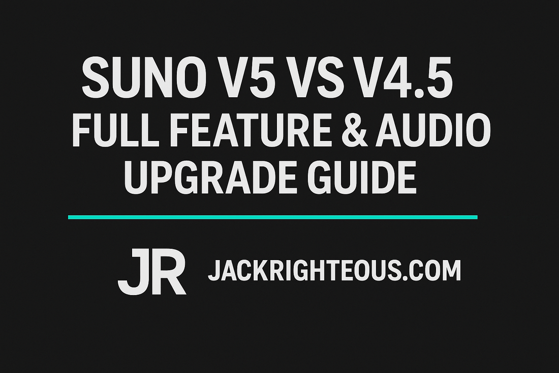 Suno v5 vs v4.5: Full Feature & Audio Upgrade Guide - Jack Righteous