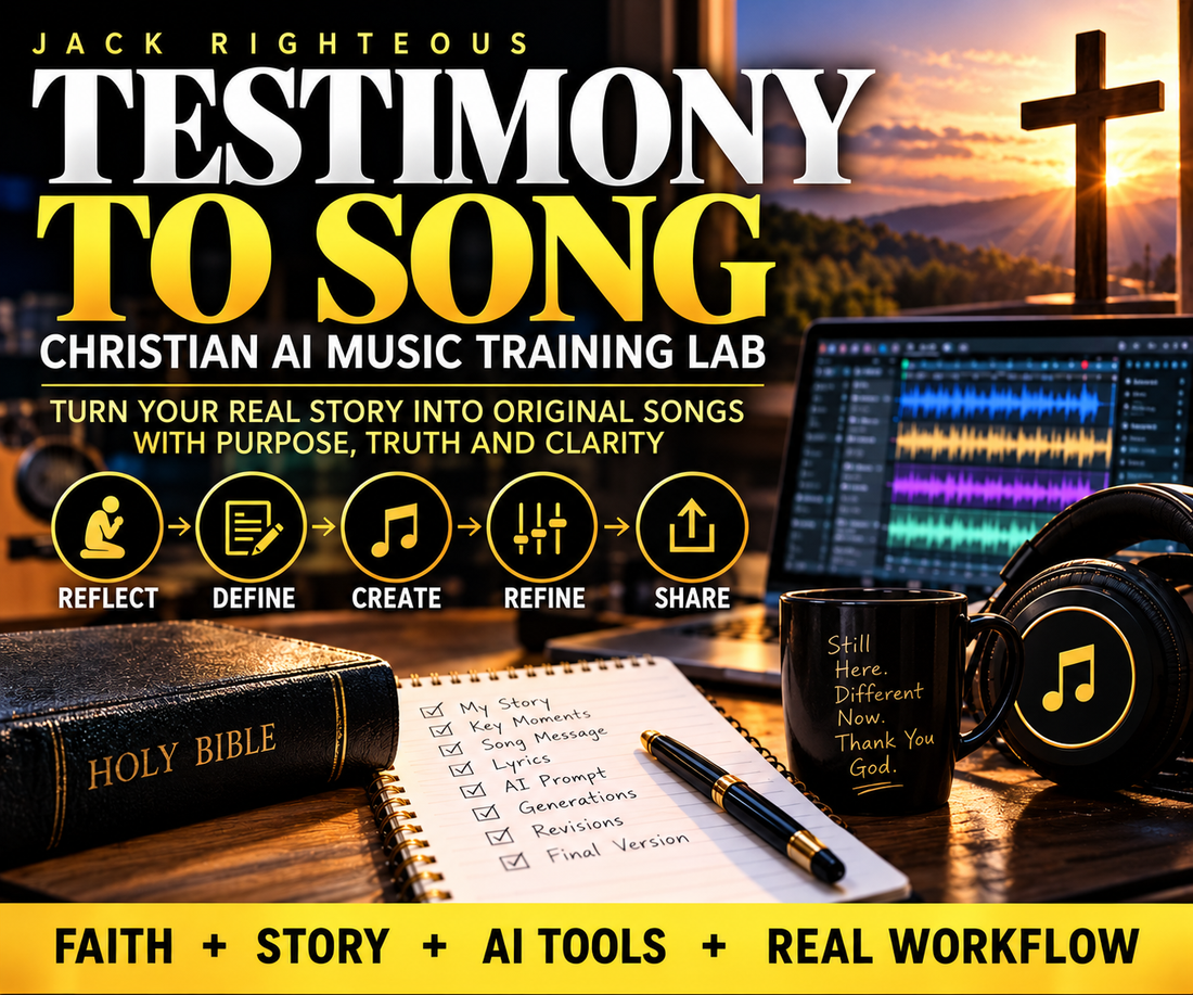 Testimony to Song Christian AI Music Training Lab by Jack Righteous