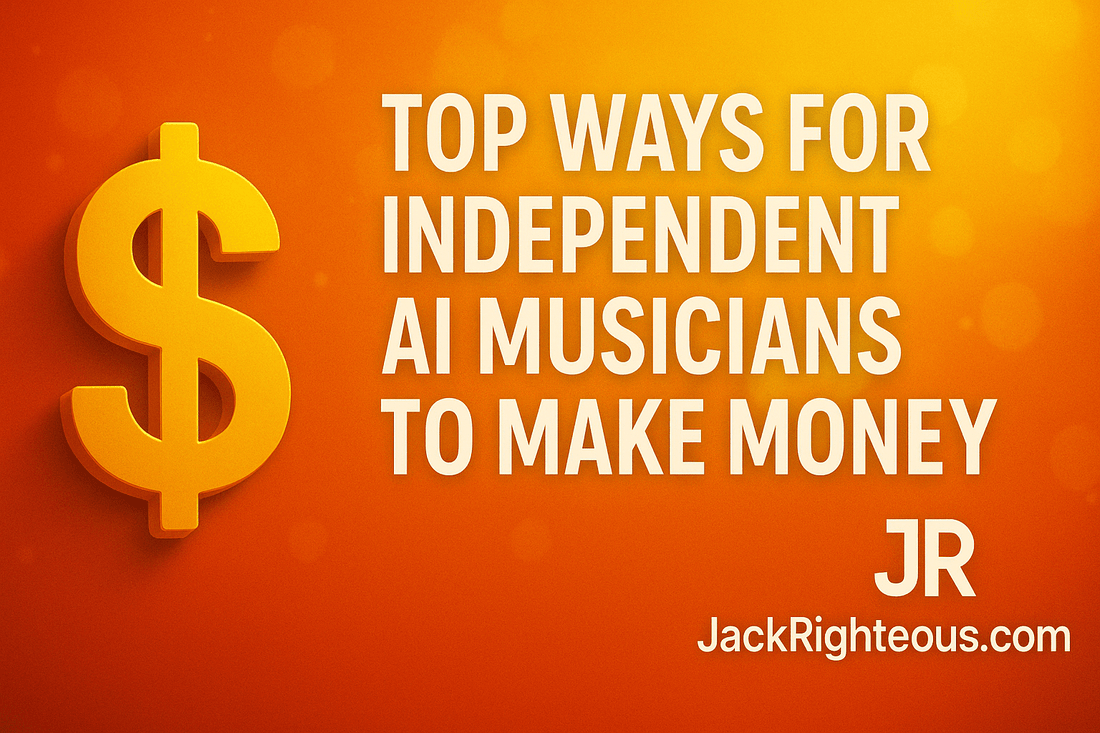 Top Ways for Independent AI Musicians to Make Money - Jack Righteous