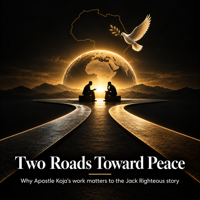 Two Roads Toward Peace — Apostle Koja and Jack Righteous Creator Spotlight cover