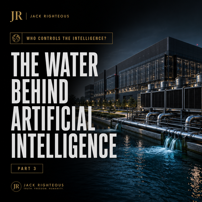 AI data centre with cooling and water infrastructure illustrating the water demands behind artificial intelligence