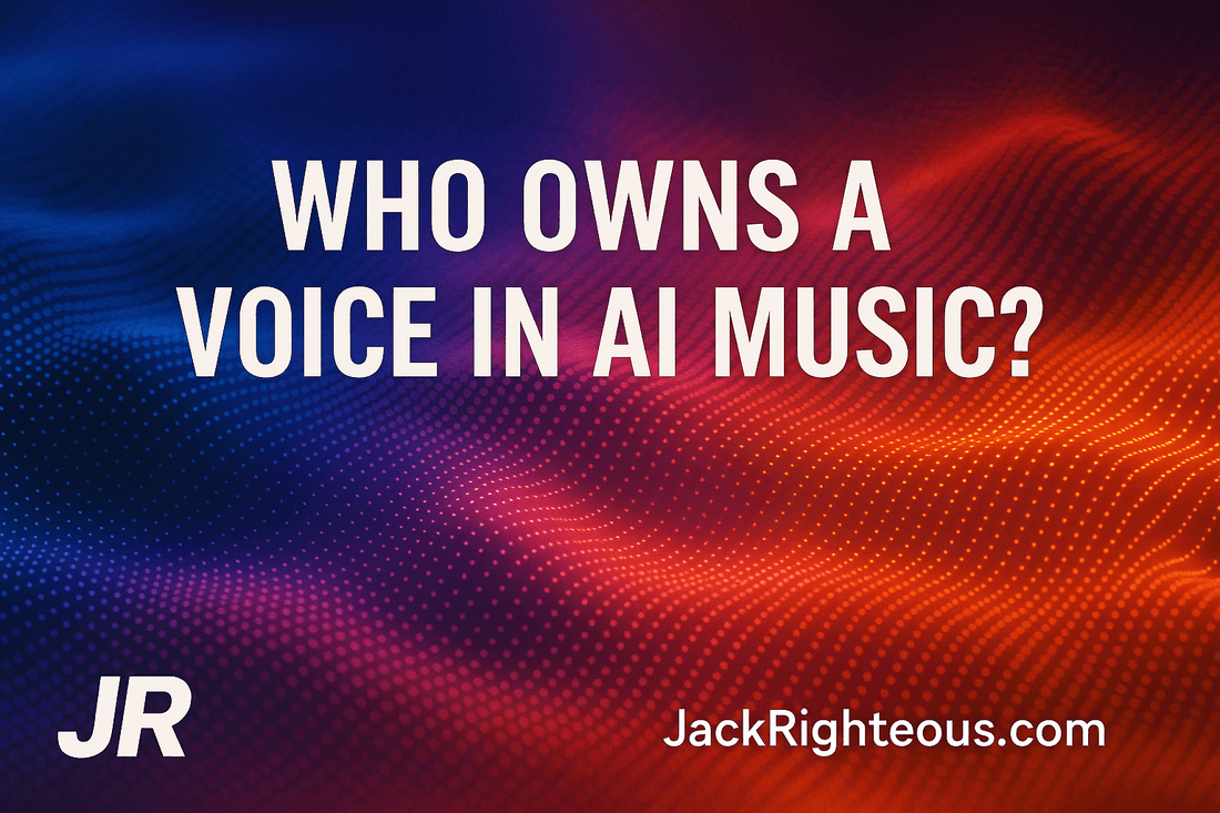 Who Owns a Voice in AI Music? Legal Guide for Creators - Jack Righteous