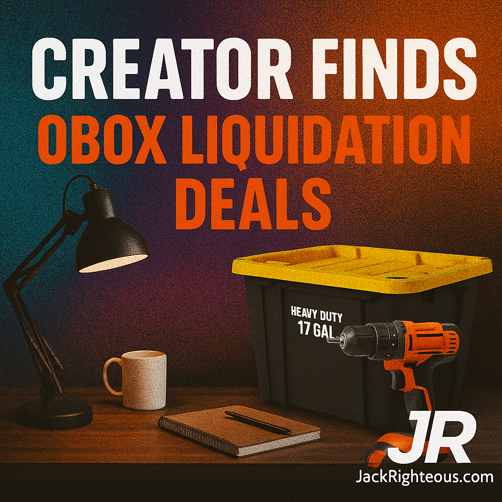 Creator Finds: OBOX Liquidation Deals