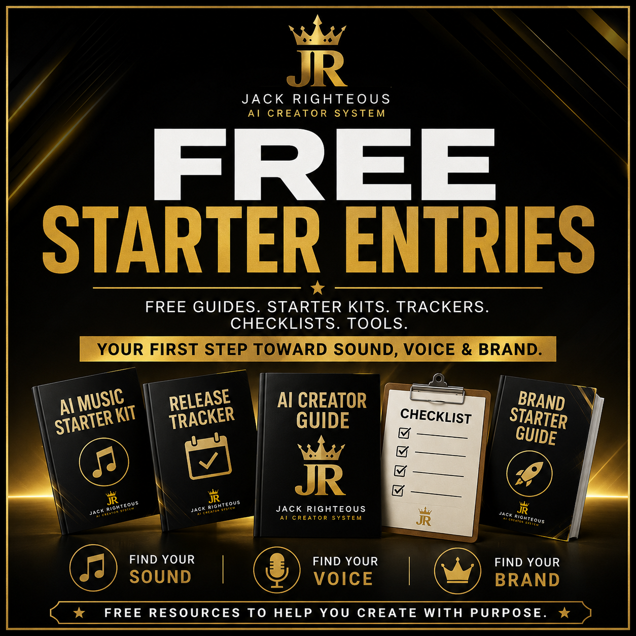Free Starter Entries | Jack Righteous AI Guides