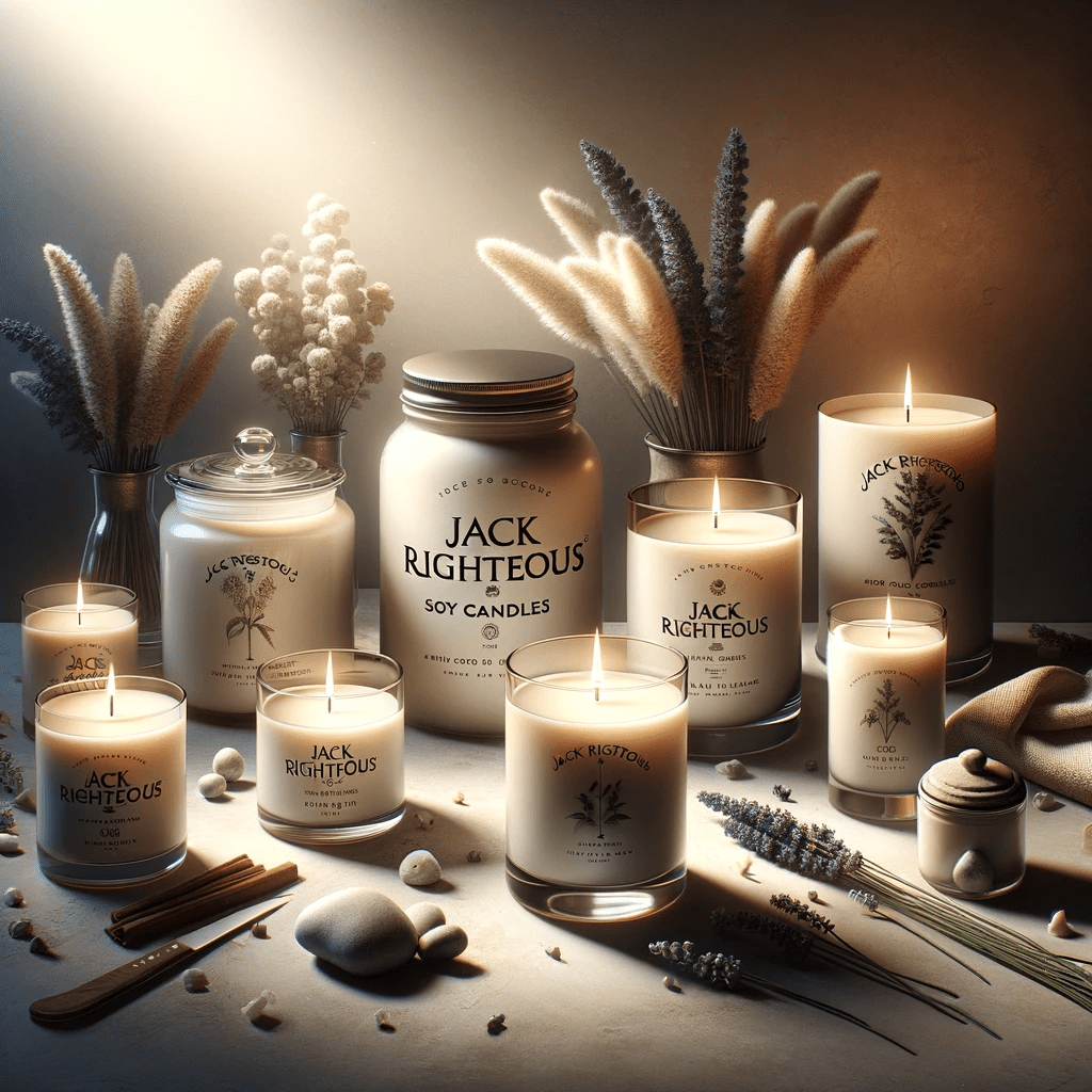 Reusable Soy Candles: Eco Elegance & Serenity | Jack Righteous - Jack Righteous