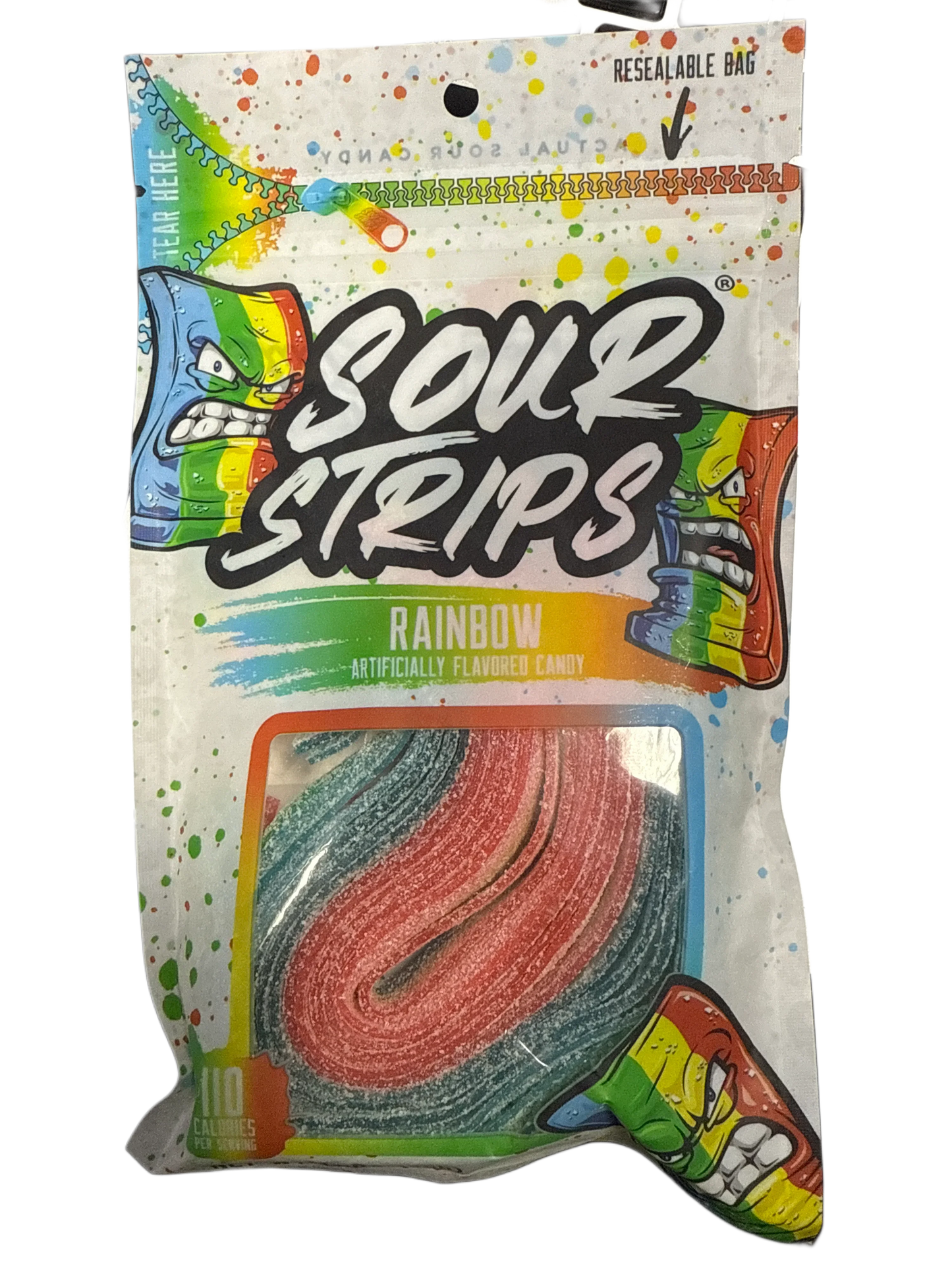 Sour Strips Rainbow 3.40OZ - U.S Edition