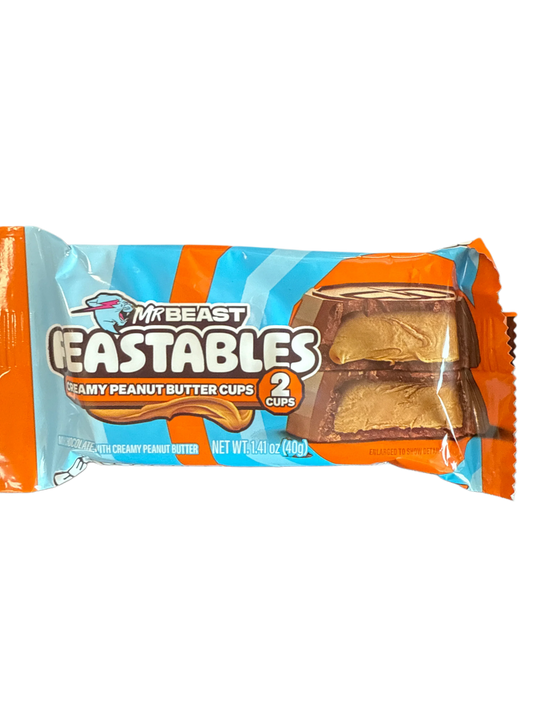 Feastables Mr Beast Creamy Peanut Butter Cups 40G - U.S Edition