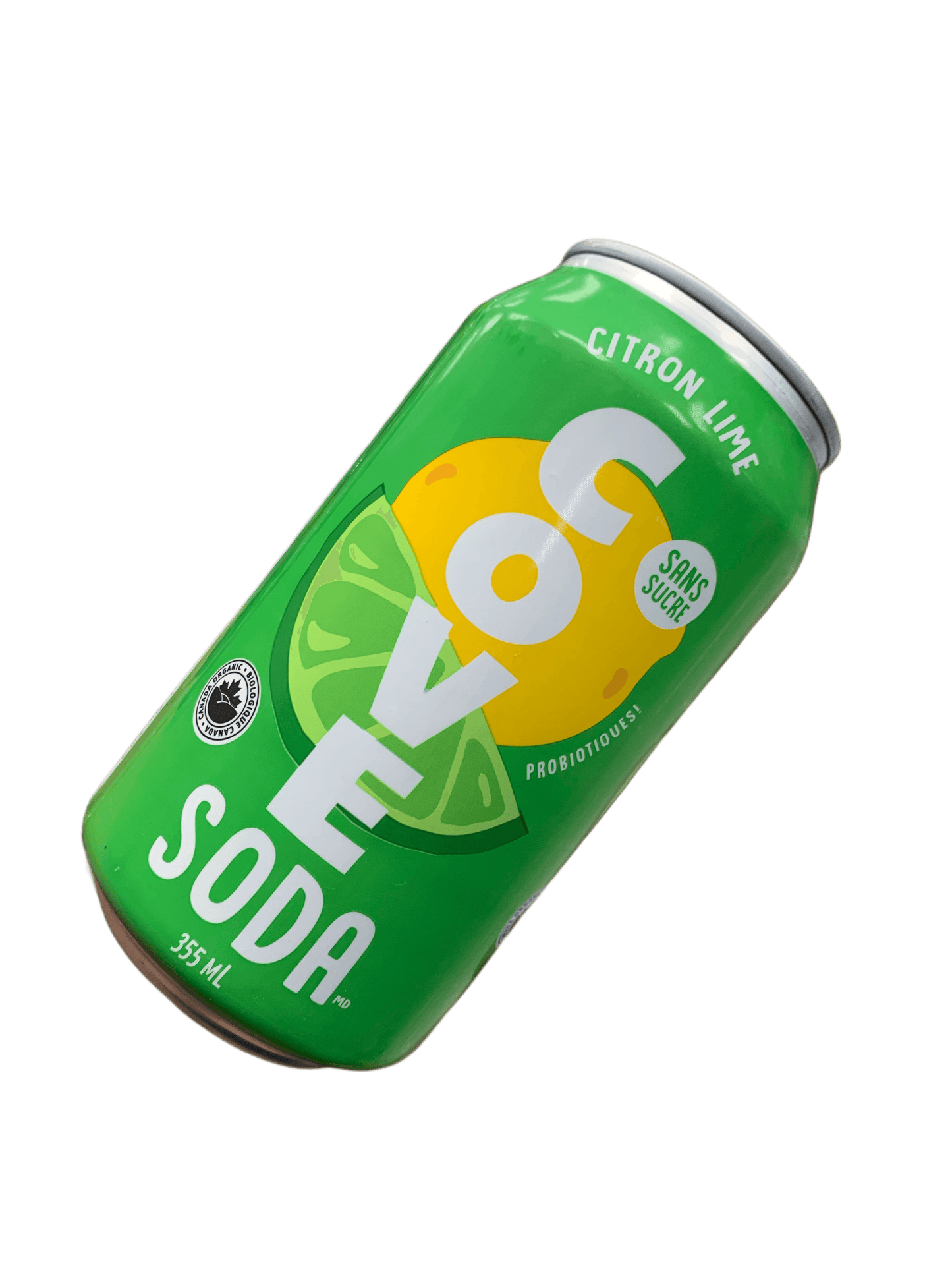 Cove Prebiotic Lemon Lime Flavoured Soda 355ML - Canadian Edition