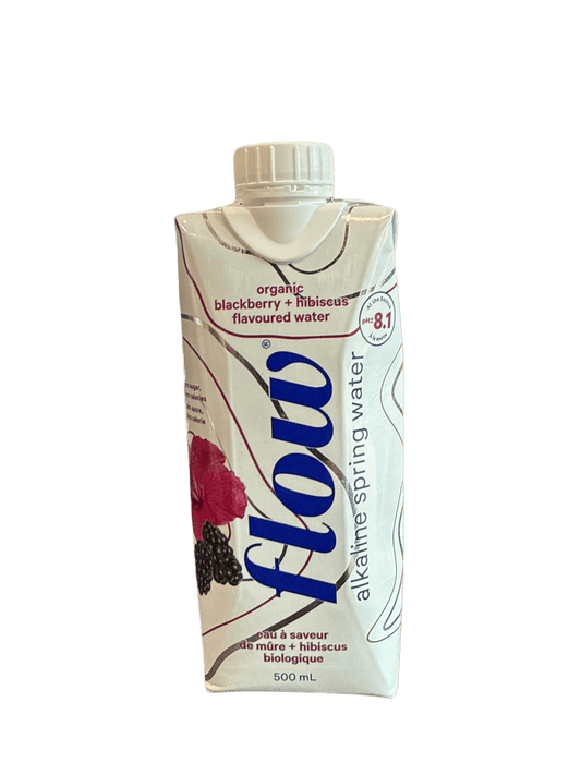 Flow Blackberry + Hibiscus Mineral Spring Water 500ML - Canadian Edition