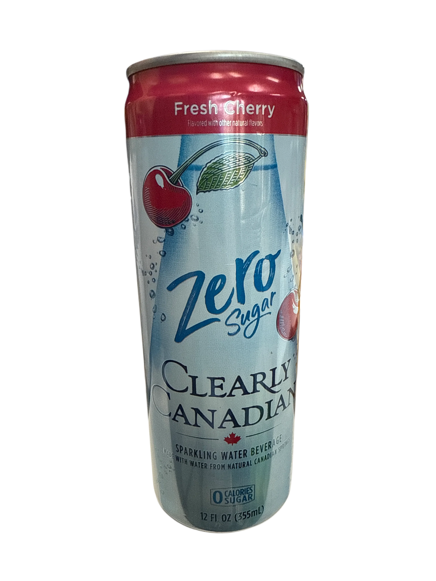 Clearly Canadian Zero Sugar Fresh Cherry Flavour 355ML - Canadian Edition