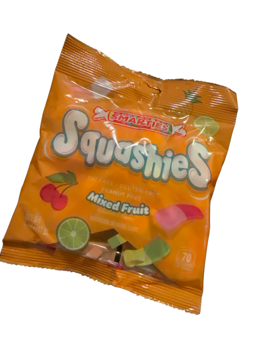 Smarties Squashies Mixed Fruit Flavour 141G - U.K Edition