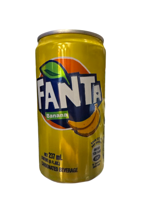 Fanta Banana Flavoured Can 237ML - Trinidad and Tobago Edition