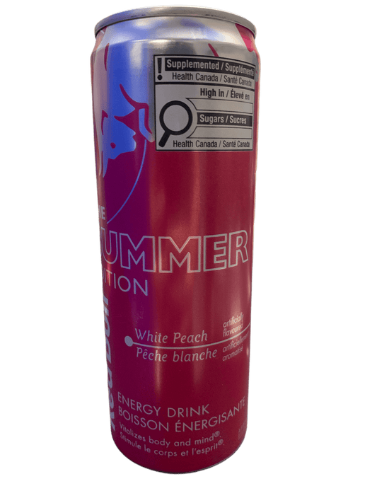 Red Bull Summer Edition White Peach Flavour 355ML - Canadian Edition