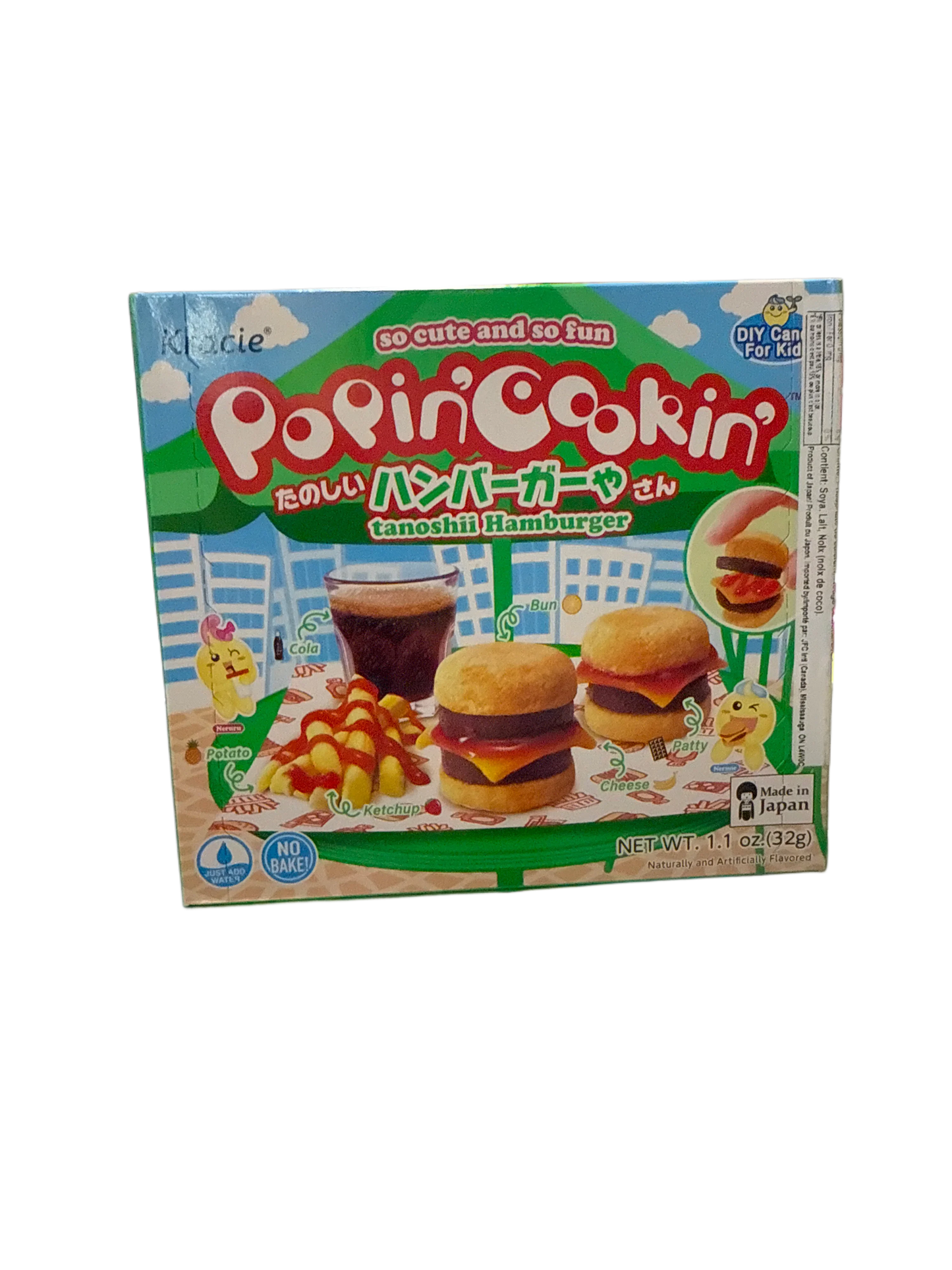 Kracie Poppin Cookin Tanoshii Hamburger Candy 32G - Japanese Edition