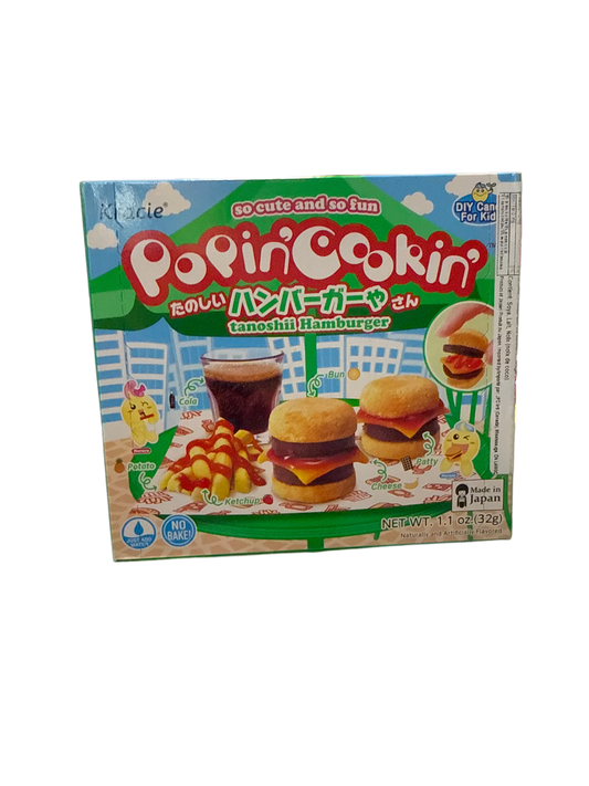 Kracie Poppin Cookin Tanoshii Hamburger Candy 32G - Japanese Edition