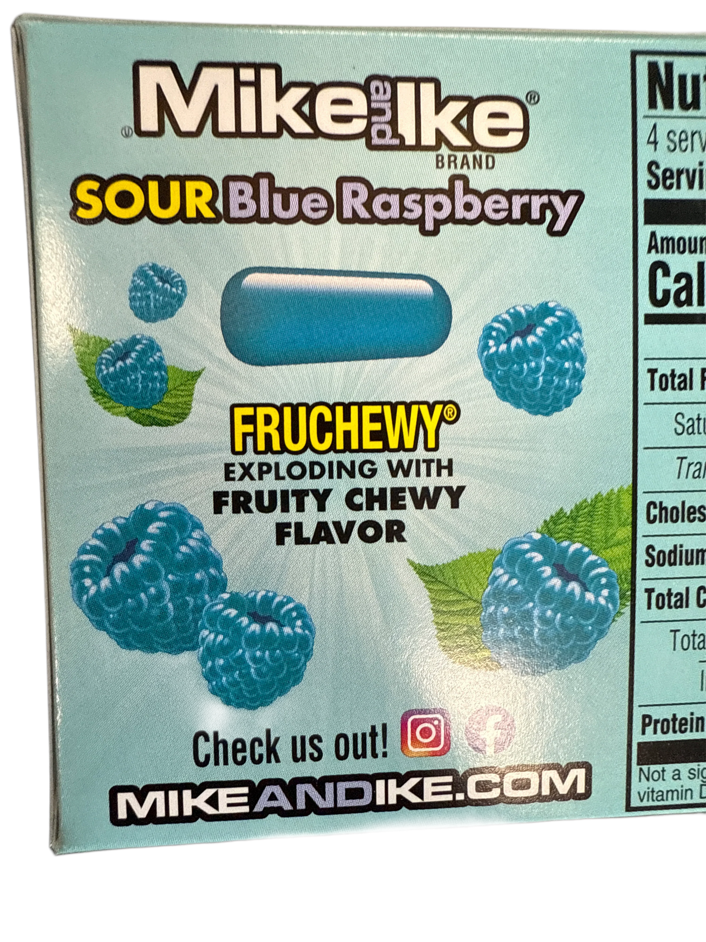 Mike and Ike Sour Blue Raspberry 120G - U.S Edition