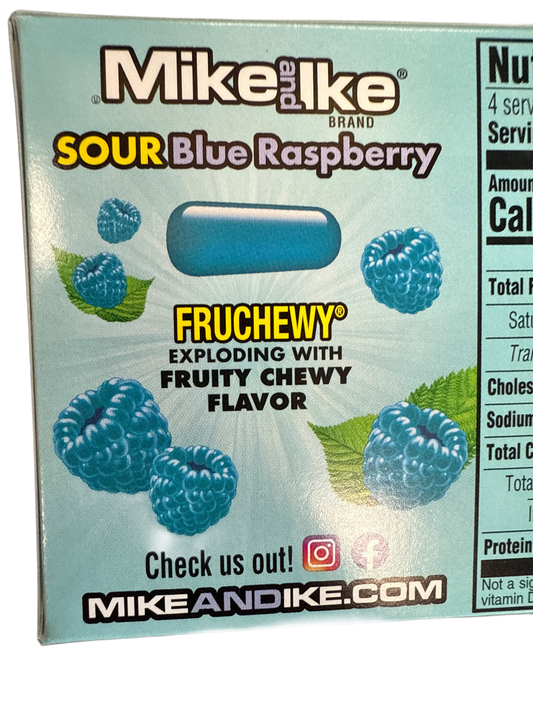 Mike and Ike Sour Blue Raspberry 120G - U.S Edition