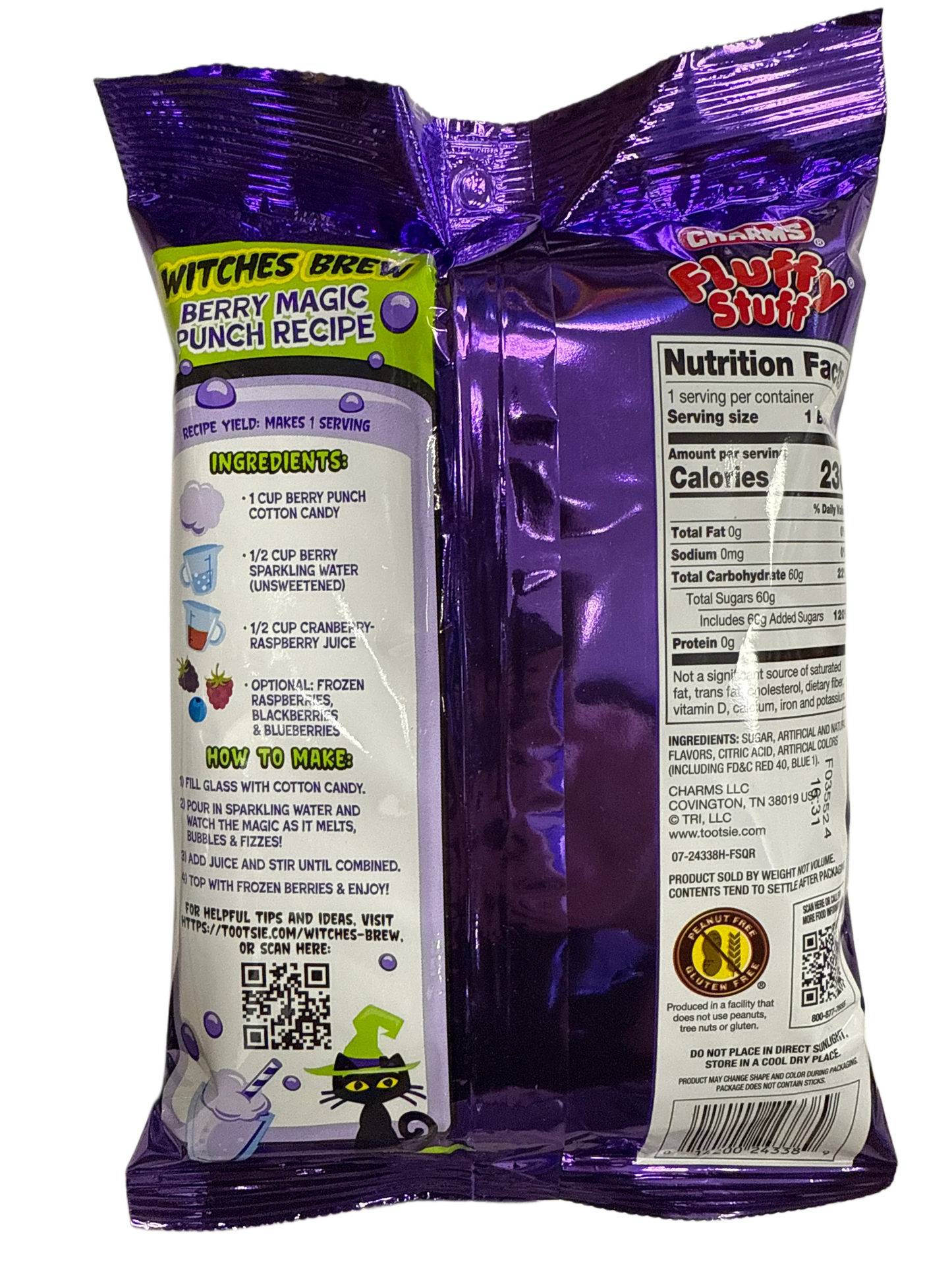 Charms Halloween Witches Brew Cotton Candy Berry Punch Flavour 60G - U.S Edition