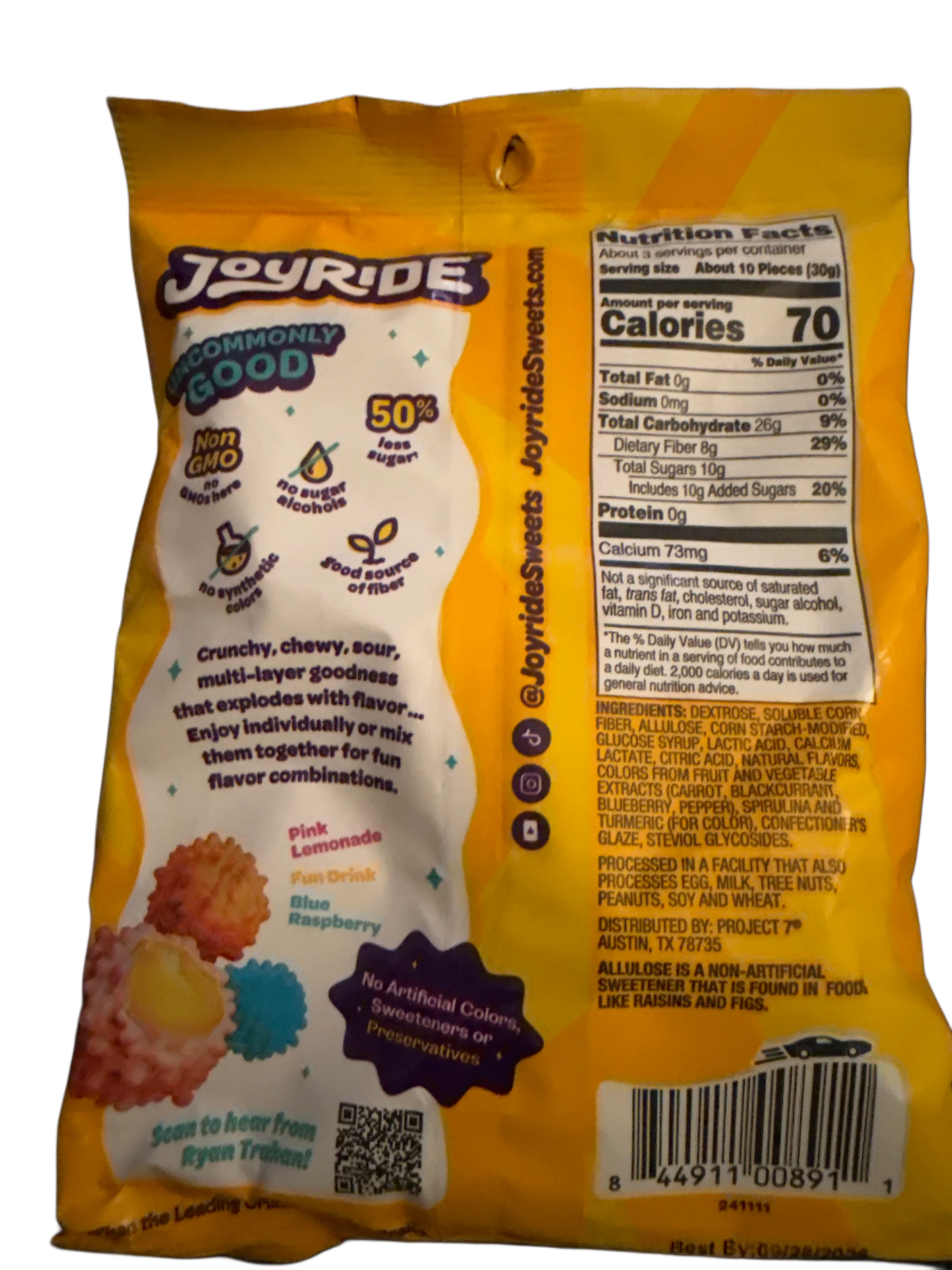 Ryan Trahan's Joyride Gummy Busters Original Flavour 99G - U.S Edition