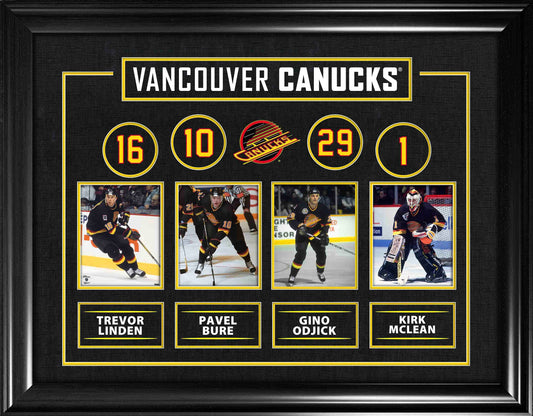 Vancouver Canucks Alumni Player Best of the Best Framed Collage