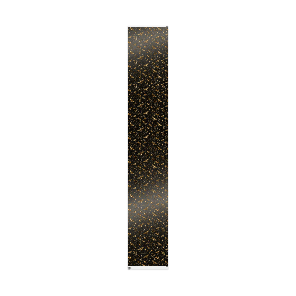 Wrapping Paper — Elegant Black & Gold Bee Pattern Gift Wrap