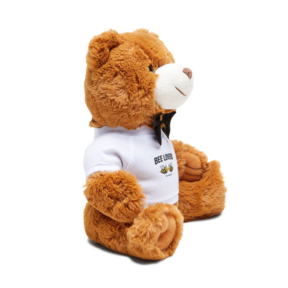 Valentinstag Bienenliebhaber Teddybär mit T-Shirt
