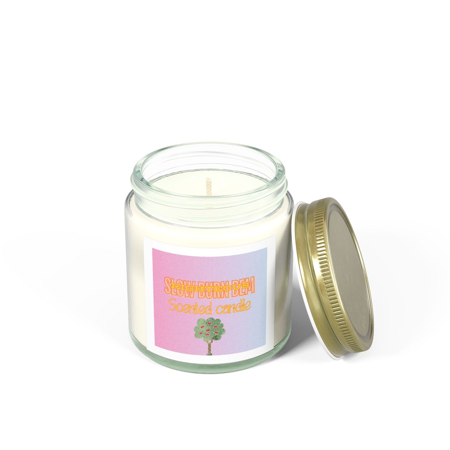 Scented Coconut Apricot Candles (4oz, 9oz)