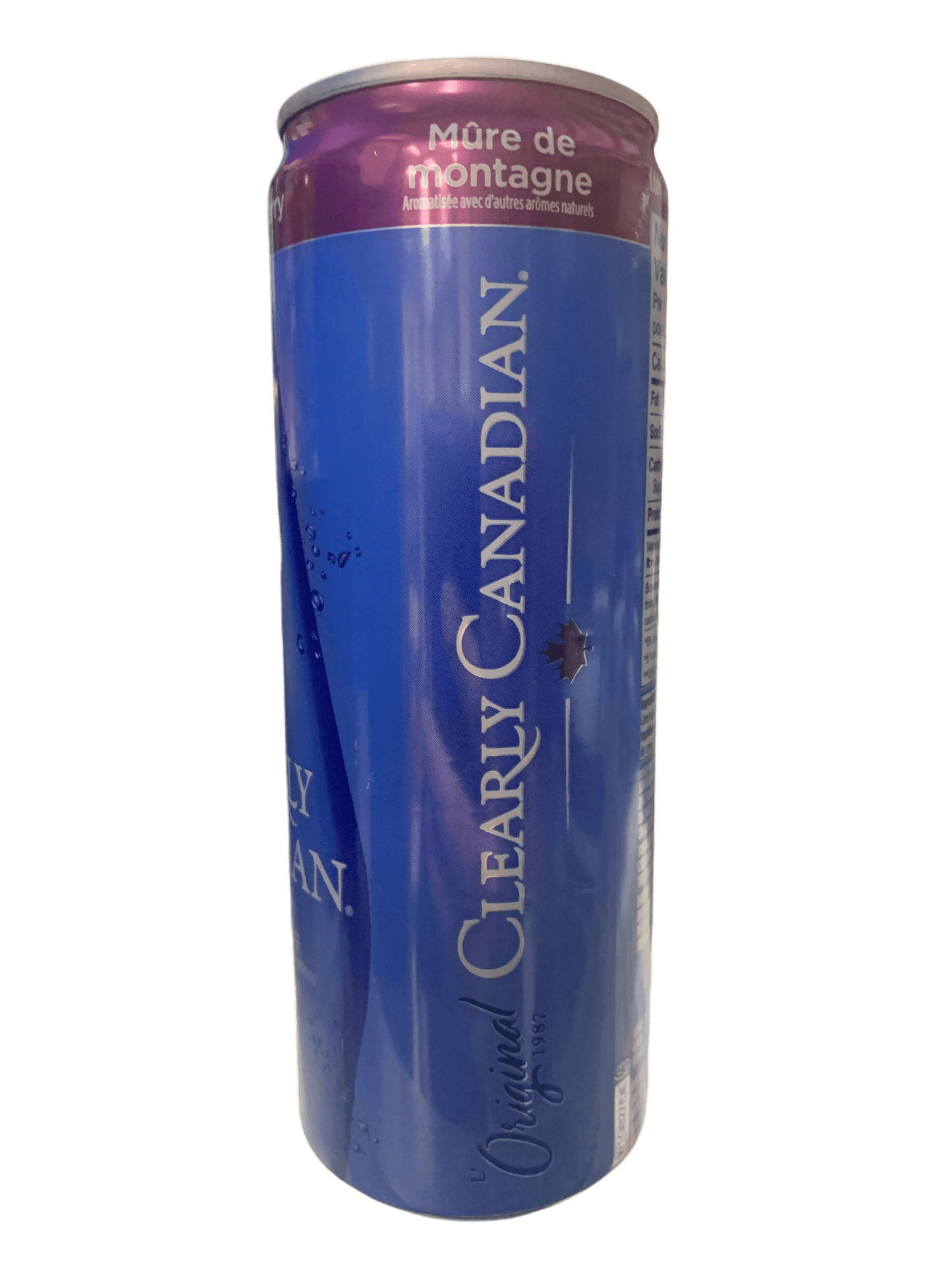 Clearly Canadian Sparkling Mountain Blackberry Cans 355ML - Canadian Edition