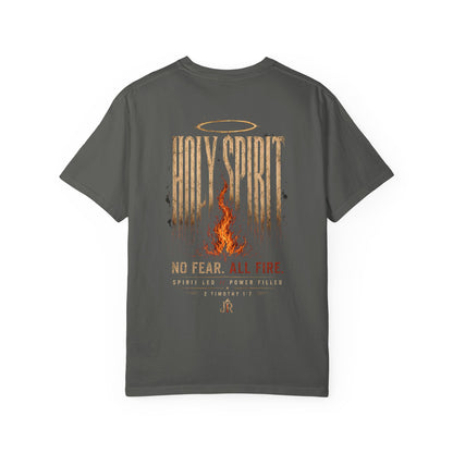 Brown t-shirt with 'I'd Rather Be Fly Fishing' graphic on a white background