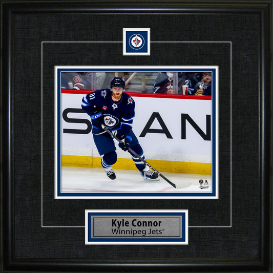 Kyle Connor Framed Pin & Plate Winnipeg Jets