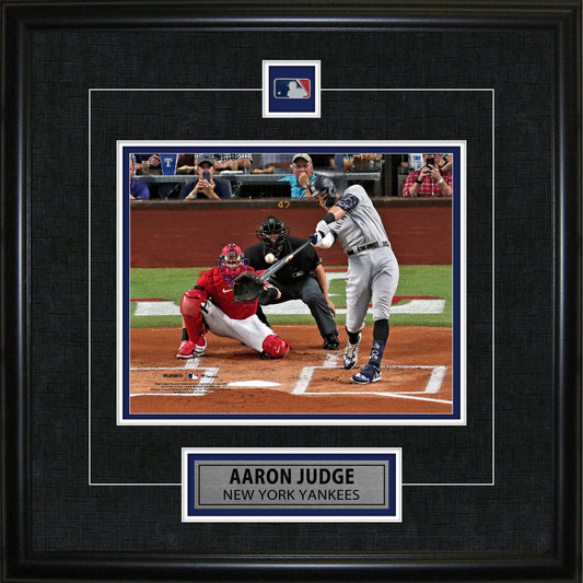 Aaron Judge Framed Pin & Plate Yankees