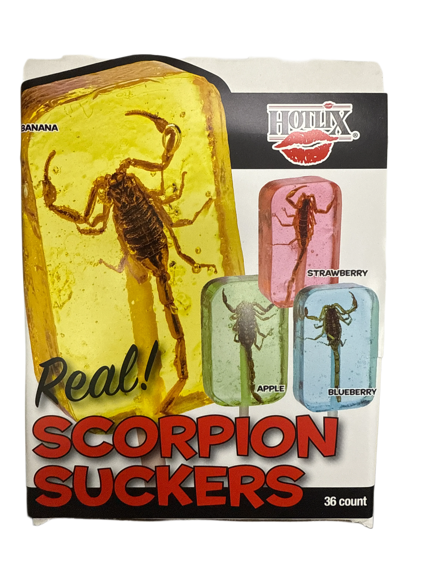 Hotlix Halloween Real Scorpion Suckers 31G - U.S Edition