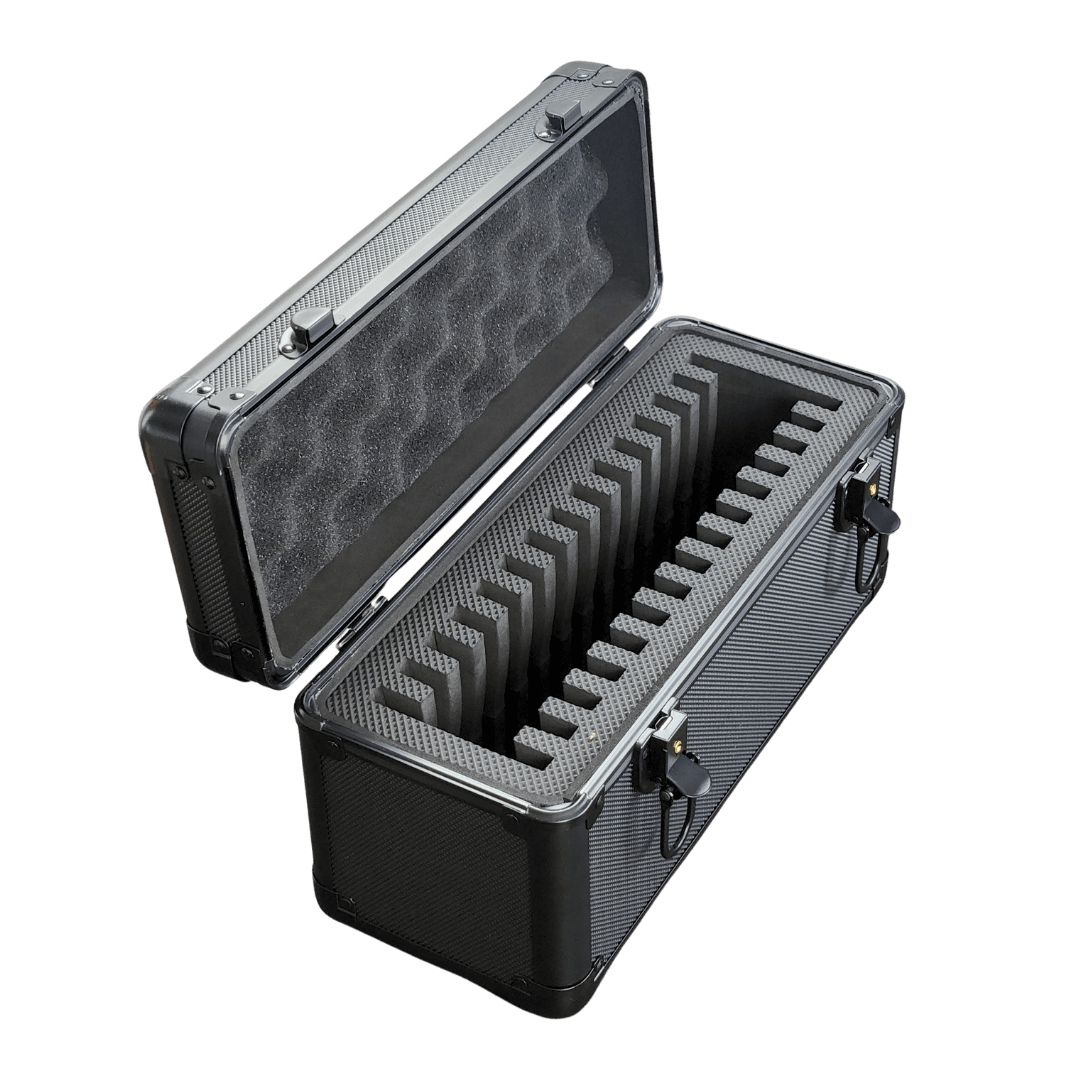 15 - Slab Case Individual Slot with Handle, Black - Jack Righteous