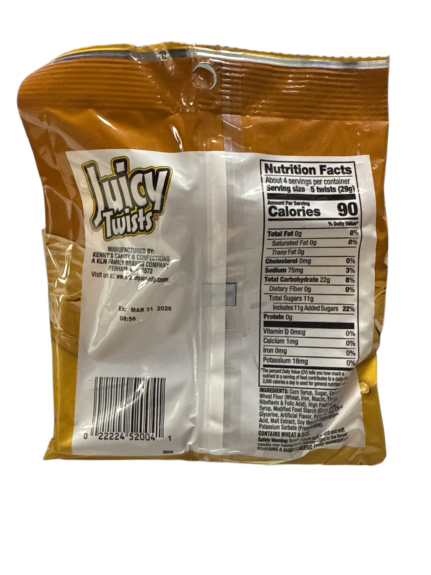 Juicy Twists Root Beer Flavour Candy 113G - U.S Edition