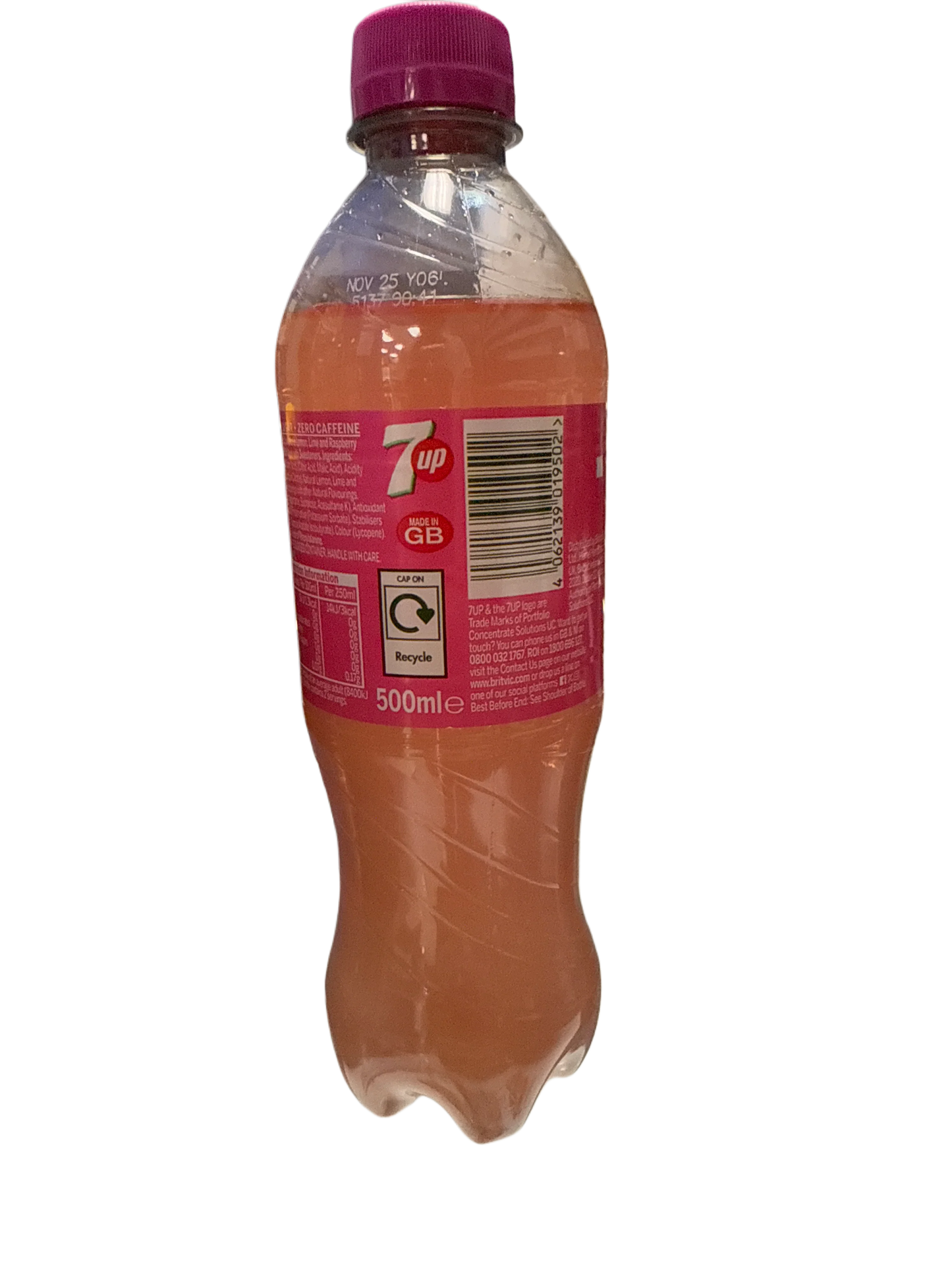 7UP Pink Lemonade 500 ML - U.K Edition
