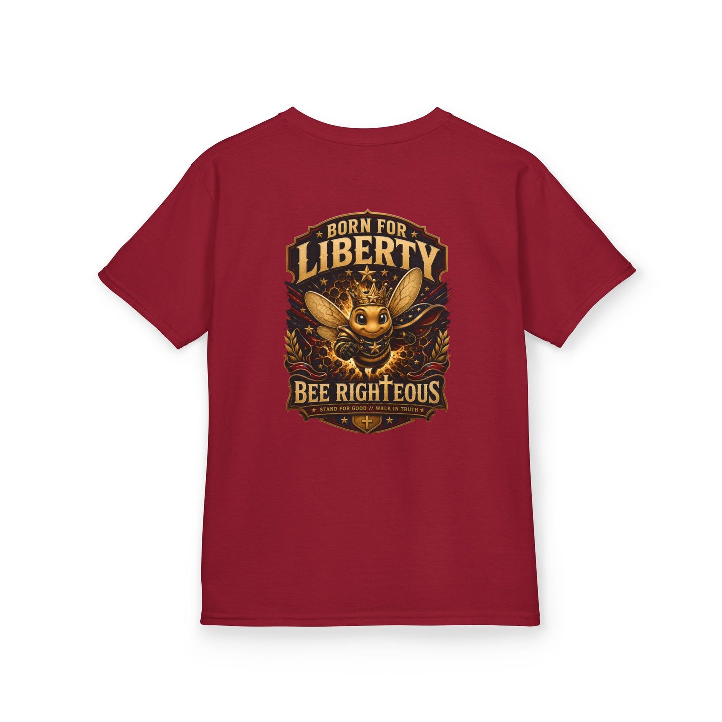 Kids 'Bee Righteous' Liberty Graphic Tee