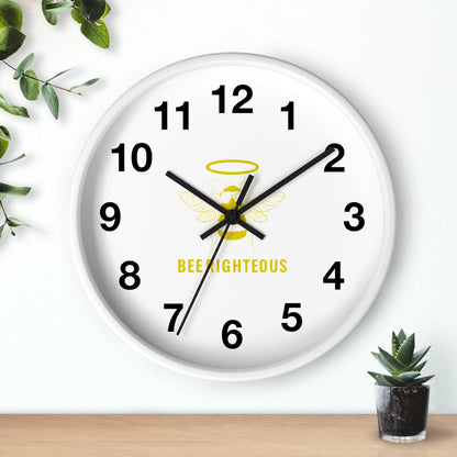 Bee Righteous Wall Clock - Inspirational Home Decor