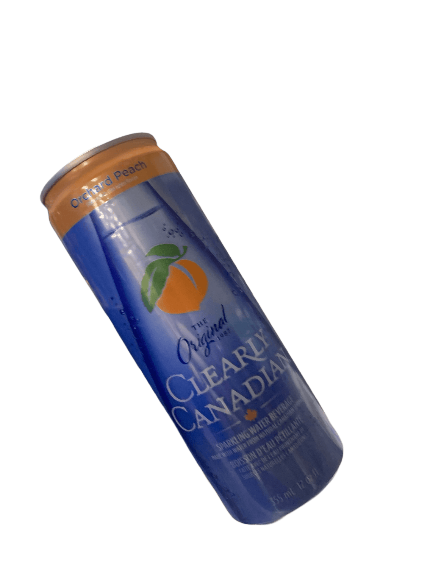 Clearly Canadian Sparkling Orchard Peach Cans 355ML - Canadian Edition