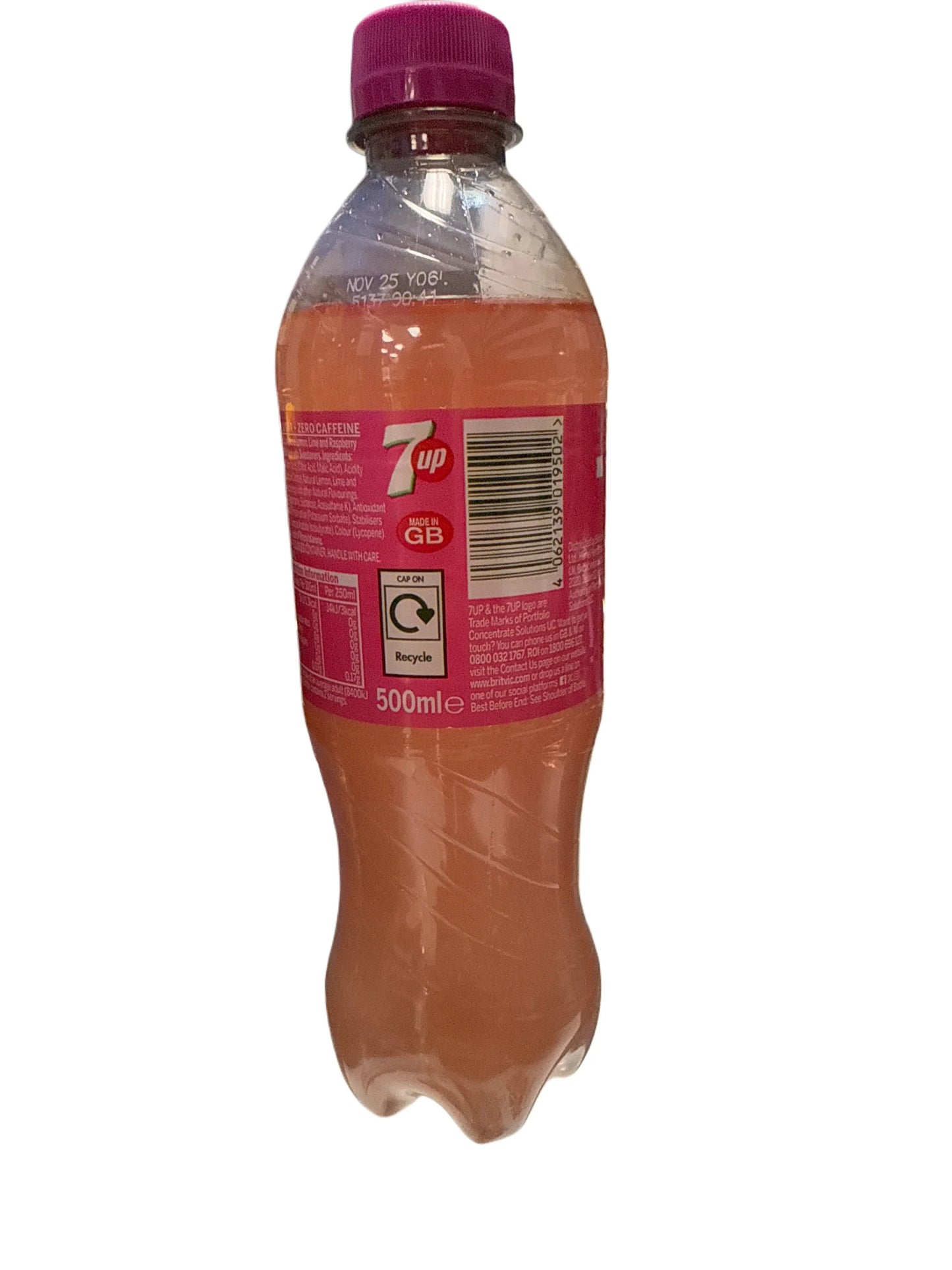 7UP Pink Lemonade 500 ML - U.K Edition