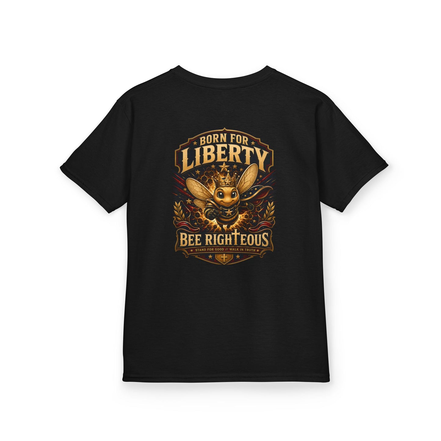 Kids 'Bee Righteous' Liberty Graphic Tee