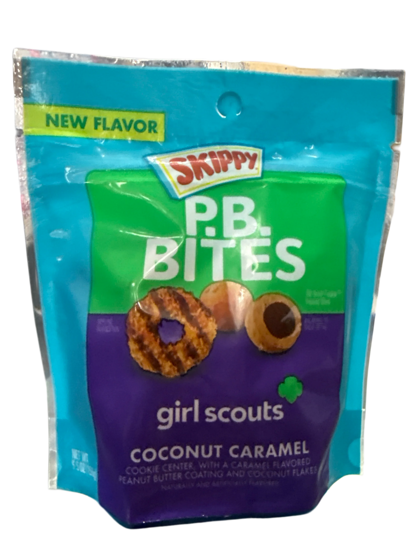 Skippy P.B Bites Girl Scout Coconut Caramel Bites 156G - U.S Edition