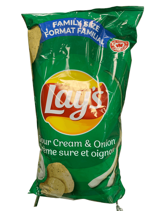 Lays Sour Cream and Onion Chips 220G - Canadian Edition