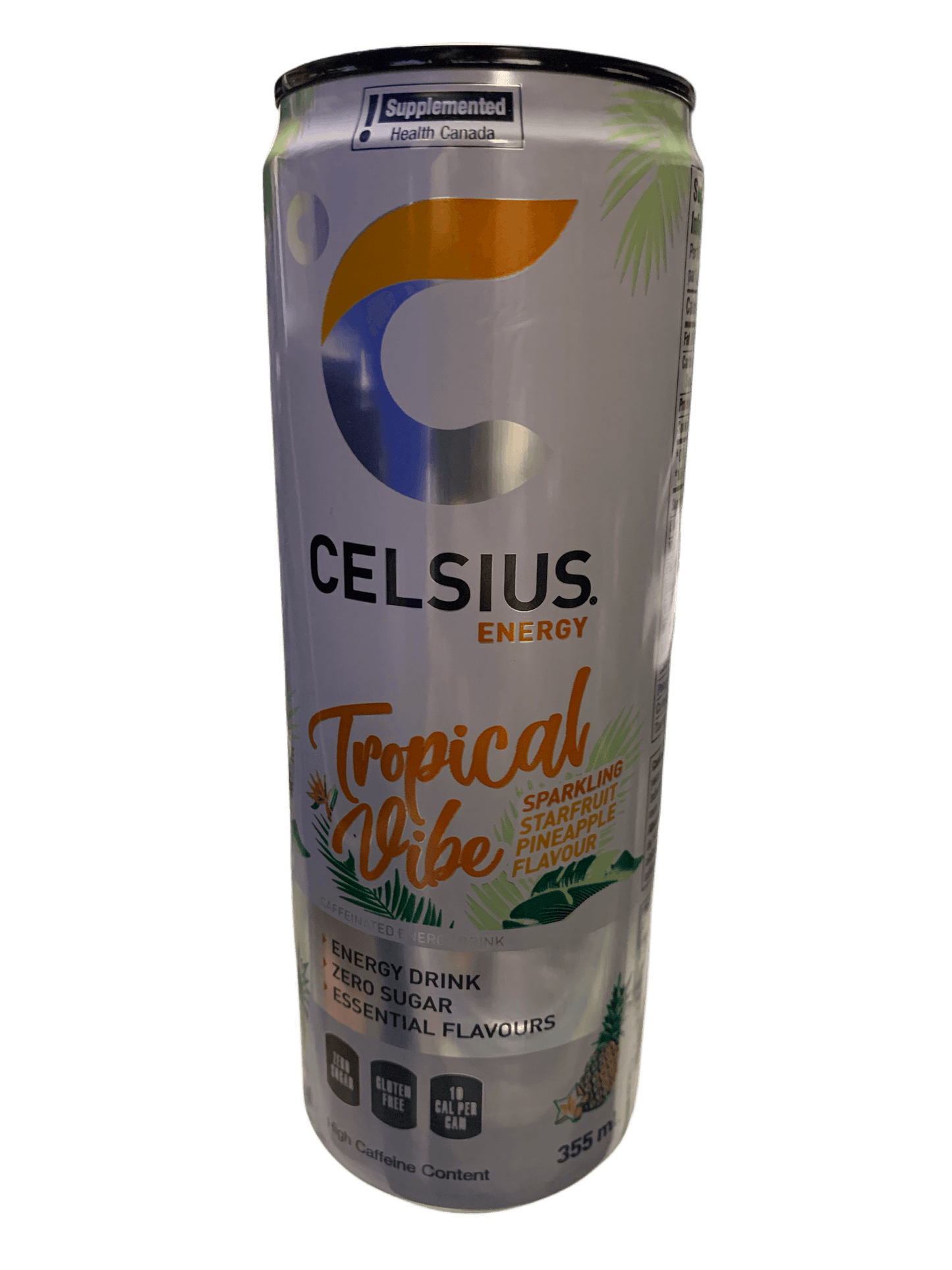 Celsius Tropical Vibe Zero Sugar Energy Drink 355ML - Canadian Edition