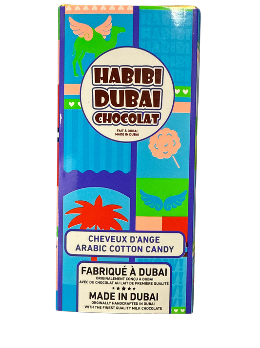 Habibi Dubai Arabic Cotton Candy Chocolate 200G - Dubai Edition